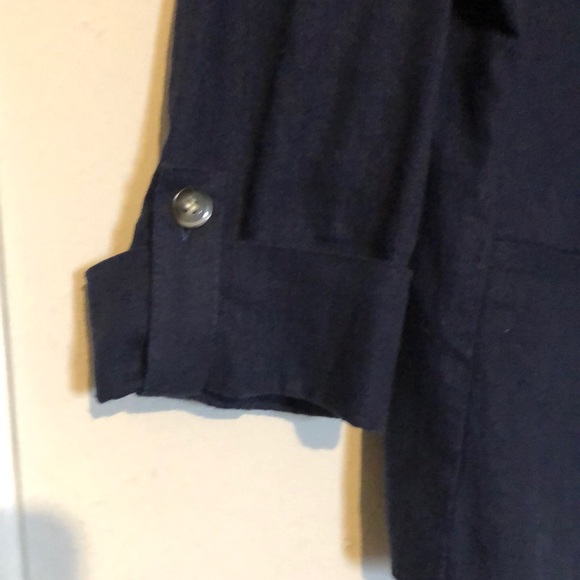 Blue linen blazer - Picture 2 of 3